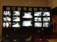 葫岛监控中心电视墙